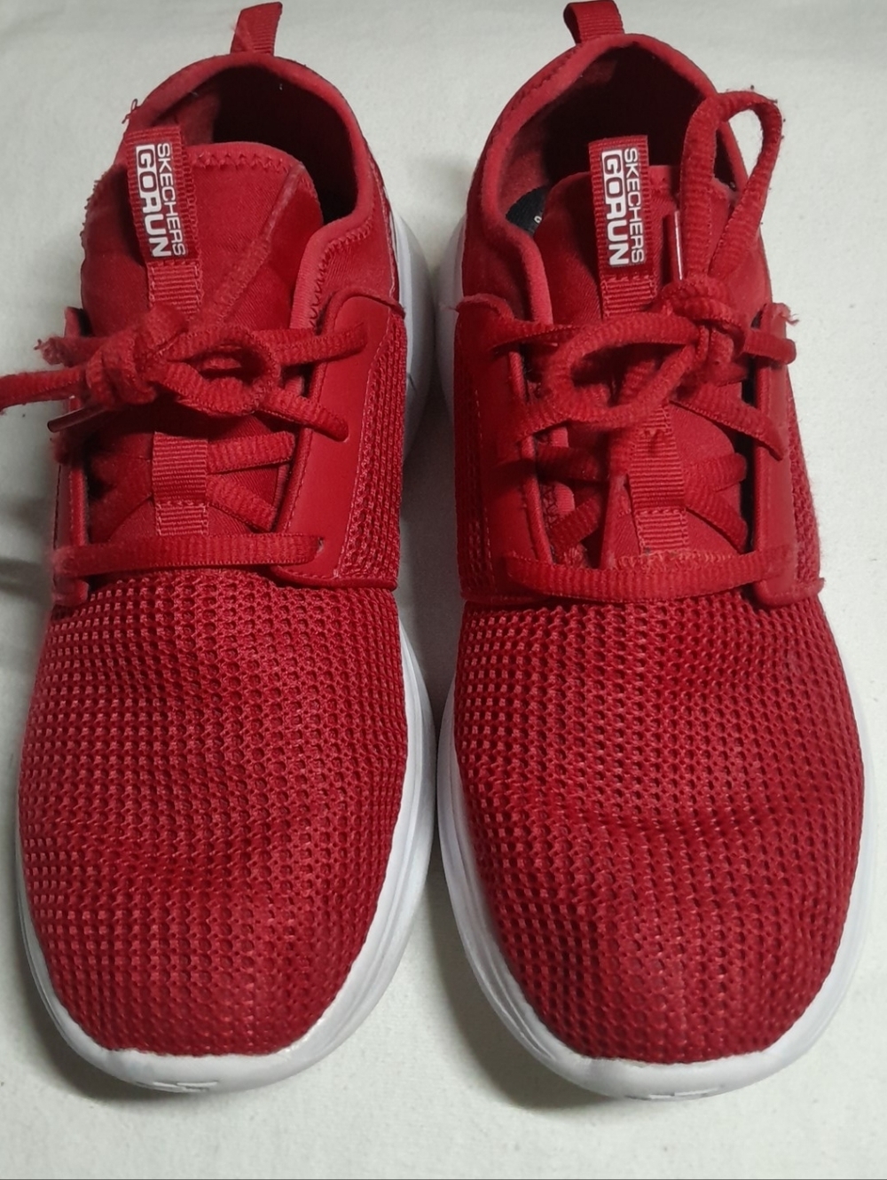 Skechers GOrun Kids Red Athletic Sneakers